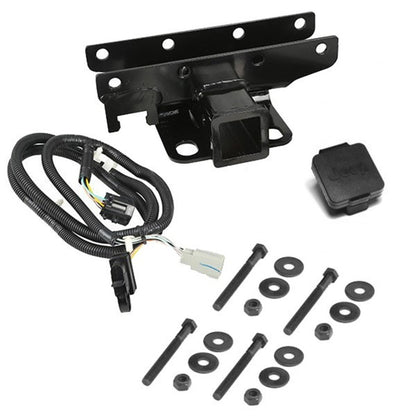 Rugged Ridge Trailer Hitch Kit,Jeep Logo;07-18 Jeep Wrangler JK 11580.52 Photo - Primary