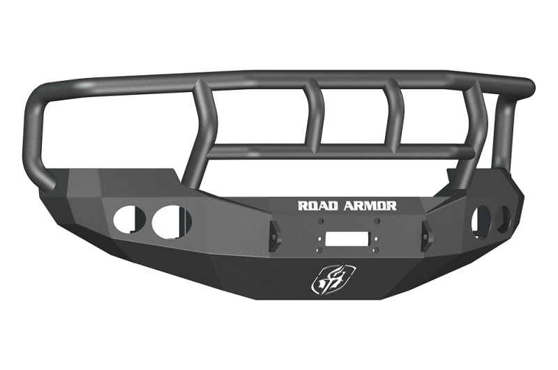 Road Armor 05-07 Ford F-250 Stealth Front Winch Bumper w/Titan II Guard Wide Flare - Tex Blk 60502B 60502B Photo - Primary