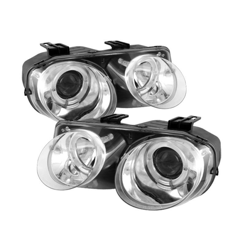 Spyder Acura Integra 98-01 Projector Headlights LED Halo -Chrome High H1 Low 9006 PRO-YD-AI98-HL-C 5008701 5008701 Photo - Primary