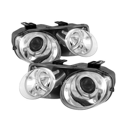 Spyder Acura Integra 98-01 Projector Headlights LED Halo -Chrome High H1 Low 9006 PRO-YD-AI98-HL-C 5008701 5008701 Photo - Primary