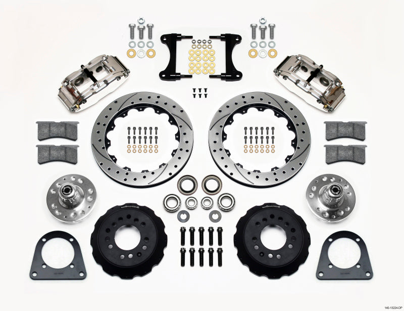 Wilwood Narrow Superlite 6R Front Hub Kit 12.88in Drill Pol TCI-IFS 71-78 (Pinto Based) 140-13224-DP 140-13224-DP Photo - Primary