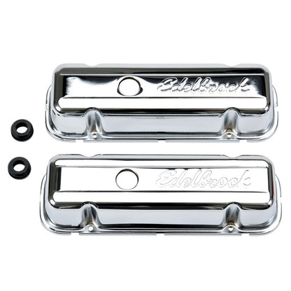Edelbrock Valve Cover, Signature Series, Buick, 1977 & later 3.8L & 4.1L V6, Chr 4486 Photo - Primary