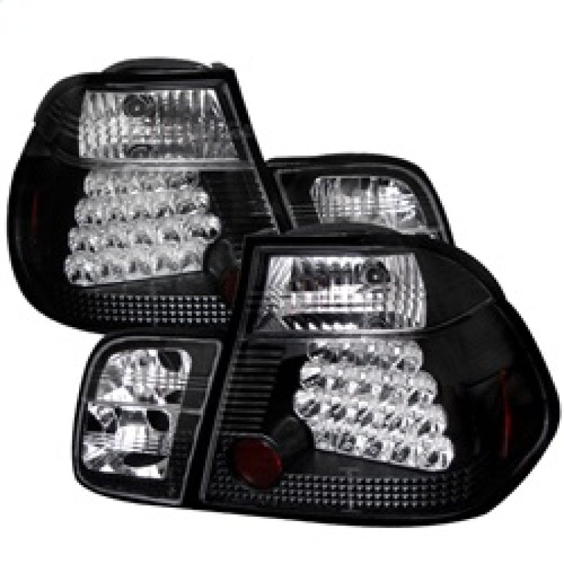 Spyder BMW E46 3-Series 99-01 4Dr LED Tail Lights Black ALT-YD-BE4699-4D-LED-BK 5000736 5000736 Photo - Primary