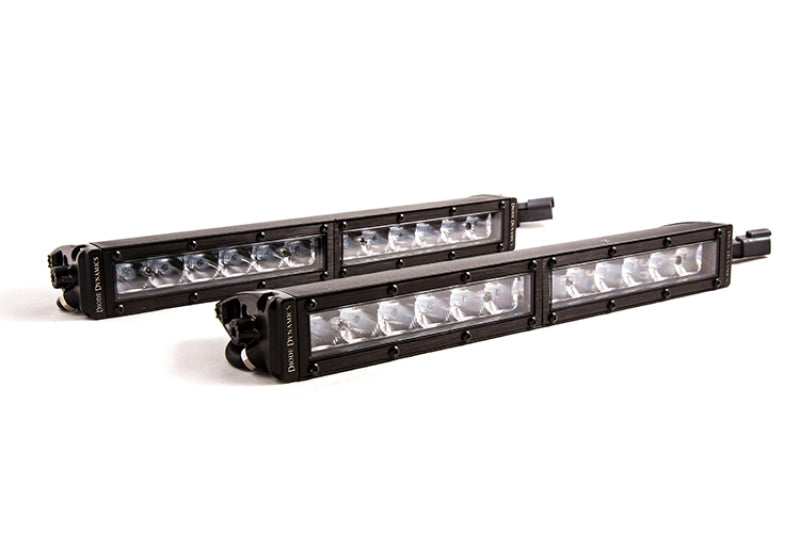 Diode Dynamics 12 In LED Light Bar Single Row Straight Clear Driving (Pair) Stage Series DD5015P DD5015P Photo - Primary