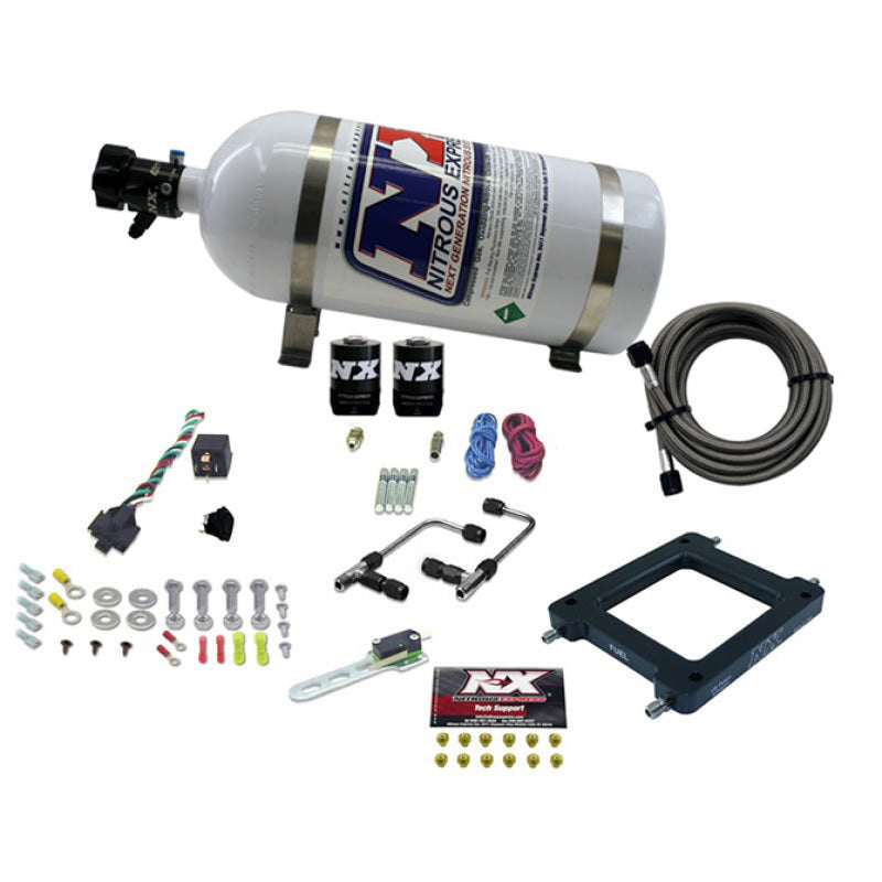 Nitrous Express Dominator Gemini Pro-Power Alcohol Nitrous Kit (100-500HP) w/10lb Bottle 60575-10 60575-10 Photo - Primary
