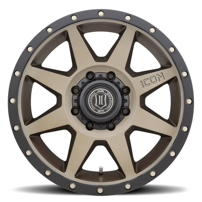 ICON Rebound 20x9 8x180 12mm Offset 5.5in BS Bronze Wheel 1820908955BR 1820908955BR Photo - Close Up