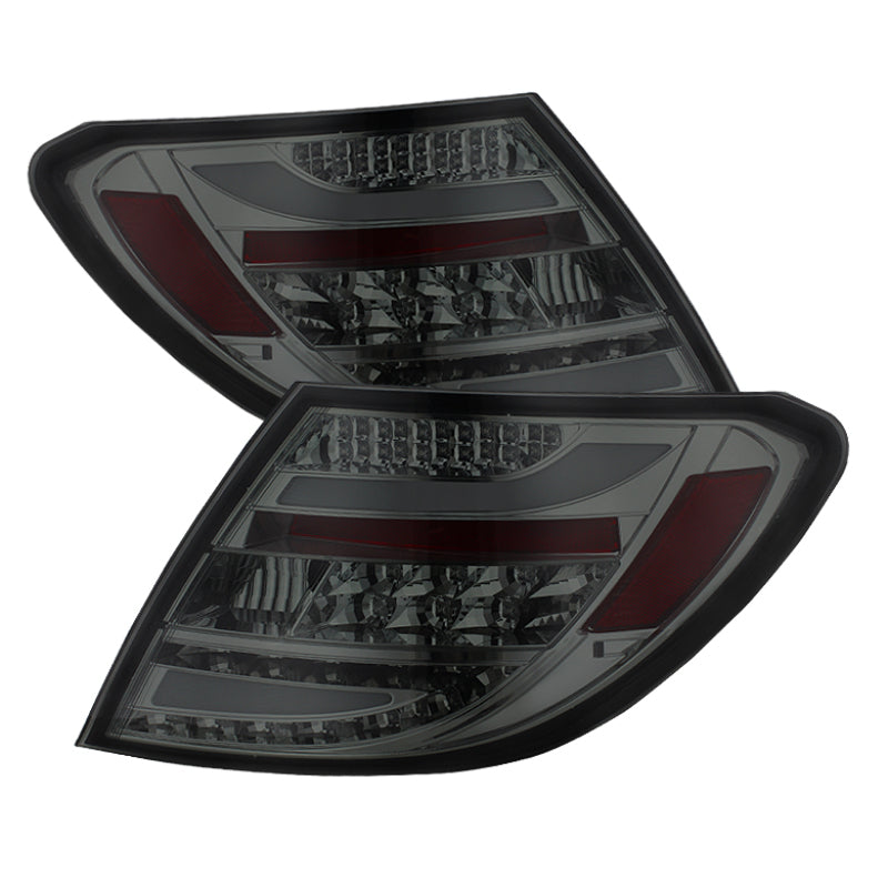 Spyder Mercedes Benz W204 C-Class 08-11 LED Tail Lights Incandescent - Smke ALT-YD-MBZC08-LED-SM 5072696 5072696 Photo - Primary