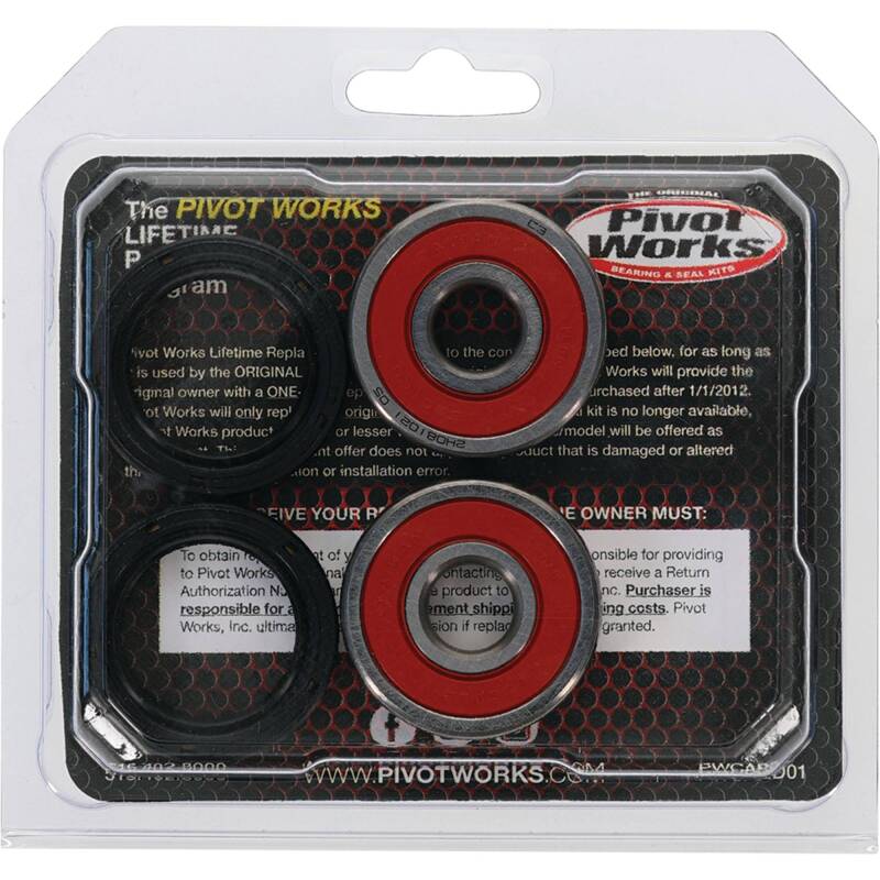 Pivot Works Honda Wheel Bearing Kit Premium Bearings 25-1300-P 25-1300-P Photo - Primary