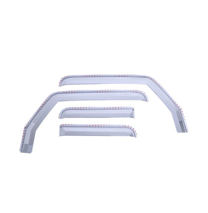 Putco 20-21 Jeep Gladiator JT/JL Element Chrome Window Visors (Set of 4) 480221 480221 Photo - Primary