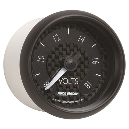 Autometer GT Series 52mm Full Sweep Electronic 8-18 Volts Voltmeter 8091 8091 User 5