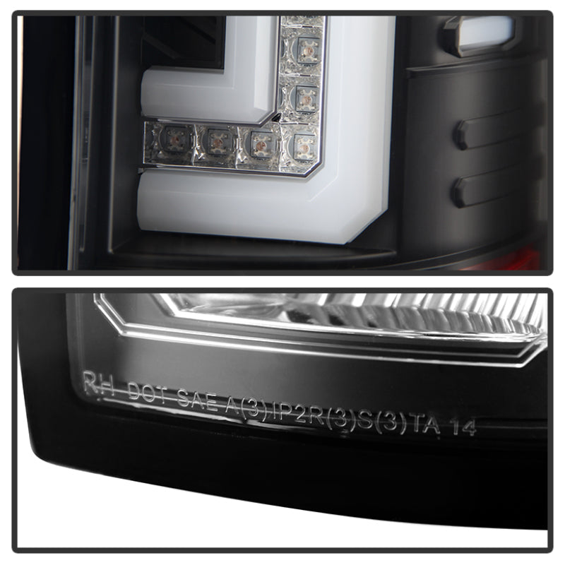 Spyder GMC Sierra 14-16 LED Tail Lights Black ALT-YD-GS14-LBLED-BK 5080660 5080660 User 1
