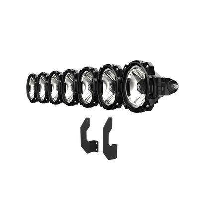 KC HiLiTES 11-16 Ford Super Duty Gravity LED Pro6 7-Light Bar Kit - Front Bumper 91344 91344 User 2