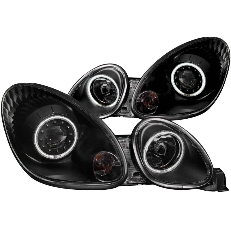 Anzo 1998-2005 Lexus Gs300 Projector Headlights w/ Halo Black 121144 Photo - Primary