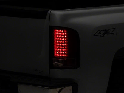Raxiom 07-13 Chevrolet Silverado 1500 LED Tail Lights- Blk Housing (Clear Lens) S112716 S112716 Photo - Close Up