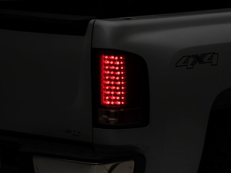 Raxiom 07-13 Chevrolet Silverado 1500 LED Tail Lights- Blk Housing (Clear Lens) S112716 S112716 Photo - Close Up
