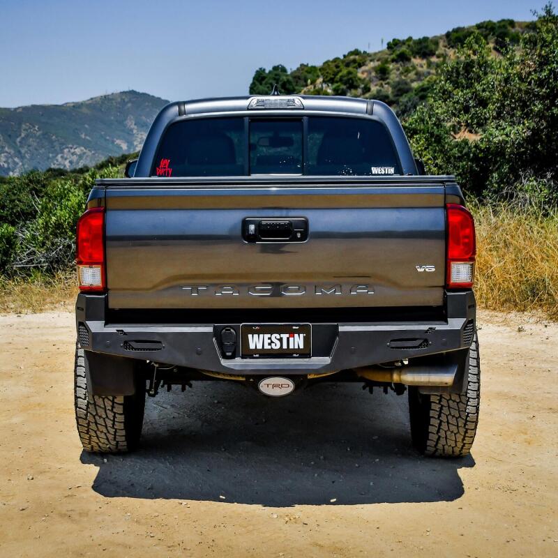 Westin 16-20 Toyota Tacoma Pro-Series Rear Bumper - Textured Black 58-421045 58-421045 Photo - Mounted