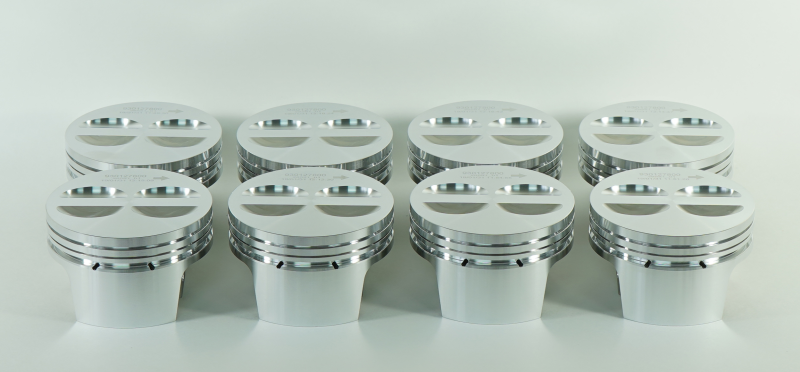 Mahle MS Piston Set GM 604 353ci 4.02in Bore 3.48in Stk 5.7in Rod 0.927 Pin -5cc 10.5 CR Set of 8 930127820 930127820 Photo - Primary