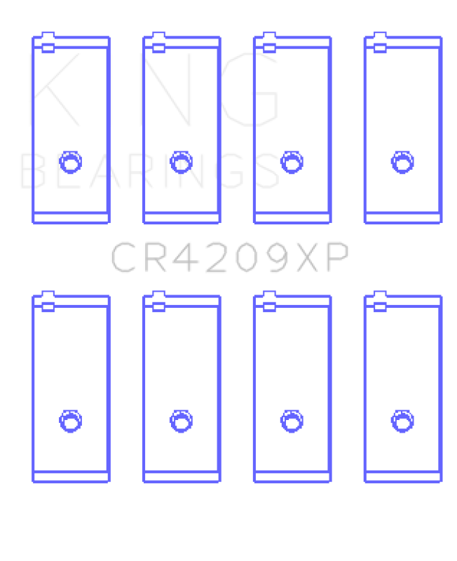 King Engine Bearings King Toyota 3SGTE (Size 0.25mm) Performance Rod Bearing Set CR4209XP0.25 CR4209XP0.25 Photo - Primary