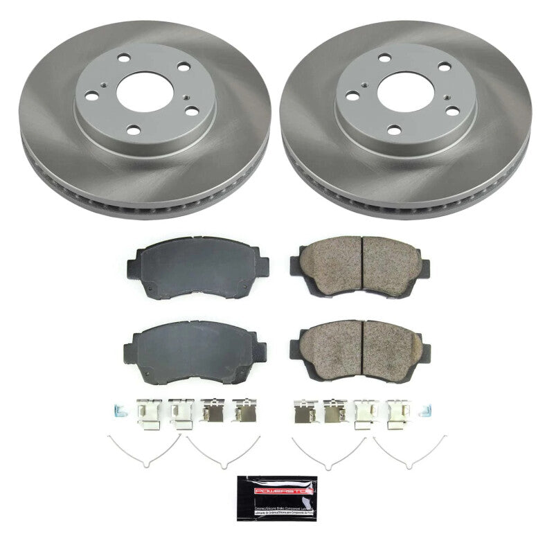 PowerStop Power Stop 98-03 Toyota Sienna Front Semi-Coated Rotor Kit SC8920 SC8920 Photo - Primary