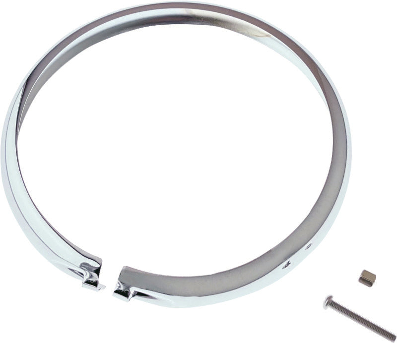 Bikers Choice 5-3/4 Headlight Replcement Chrome Trim Ring 666857 666857 Photo - Primary