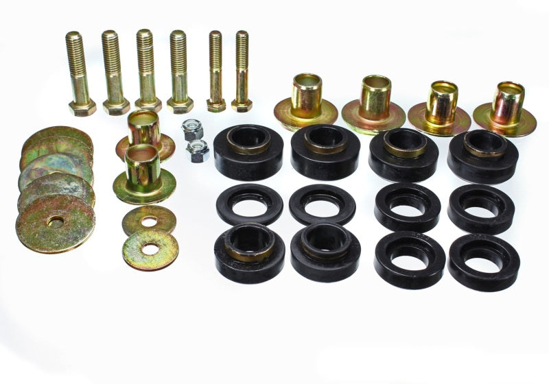 Energy Suspension Body Mount Set Black Pontiac Firebird All 1976-1981 3.4144G Photo - Primary