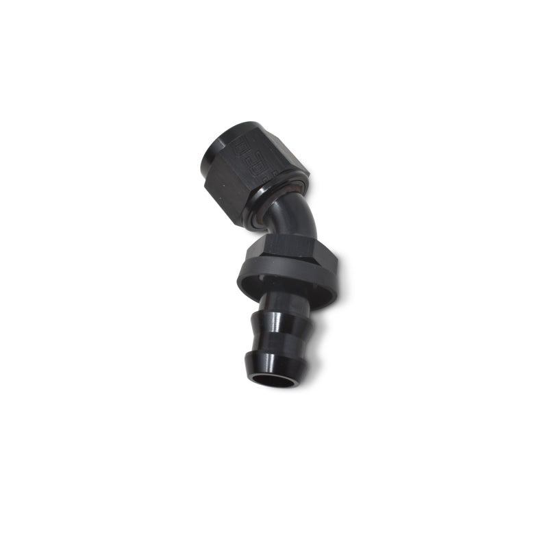 Russell -8 AN 45° Twist-Lok Hose End - Black 624093 Photo - out of package