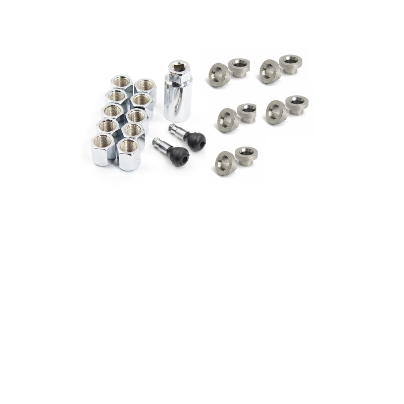 Race Star 5/8in Stud Lug Hole Insert w/ 5/8in Open 60 Deg Conical Seat Lugs (Set of 10) 602-5838-10 602-5838-10 User 1