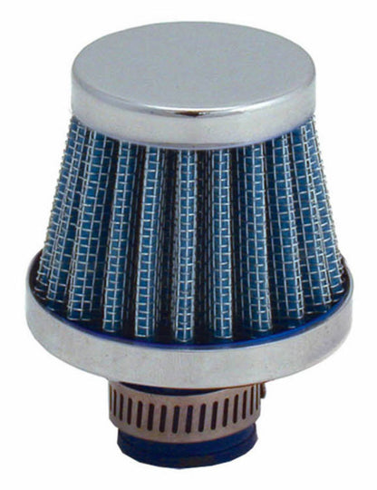 Spectre Breather Filter 10mm Flange / 2in. OD / 1-3/4in. Height - Blue 3996 3996 Photo - Primary