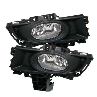Spyder Mazda 3 07-08 4Dr OEM Fog Lights (Wont Fit Sports/Gt Or Htchback)w/swch Clear FL-CL-MAZ307-C 5020765 5020765 Photo - Primary