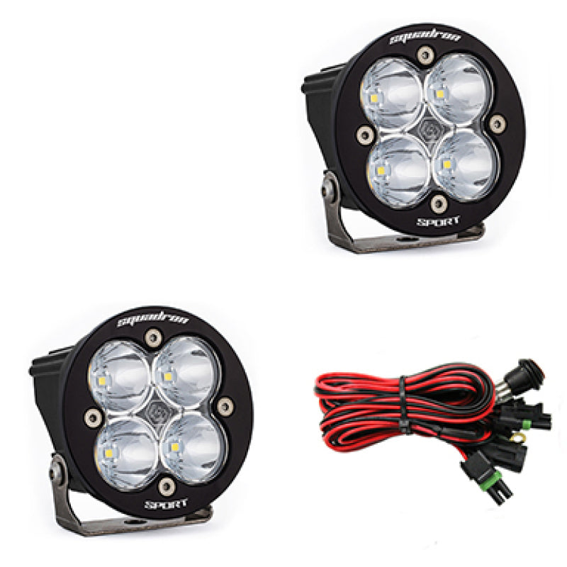 Baja Designs Squadron-R Sport Black LED Auxiliary Light Pod Pair - Universal 587806 Photo - Primary