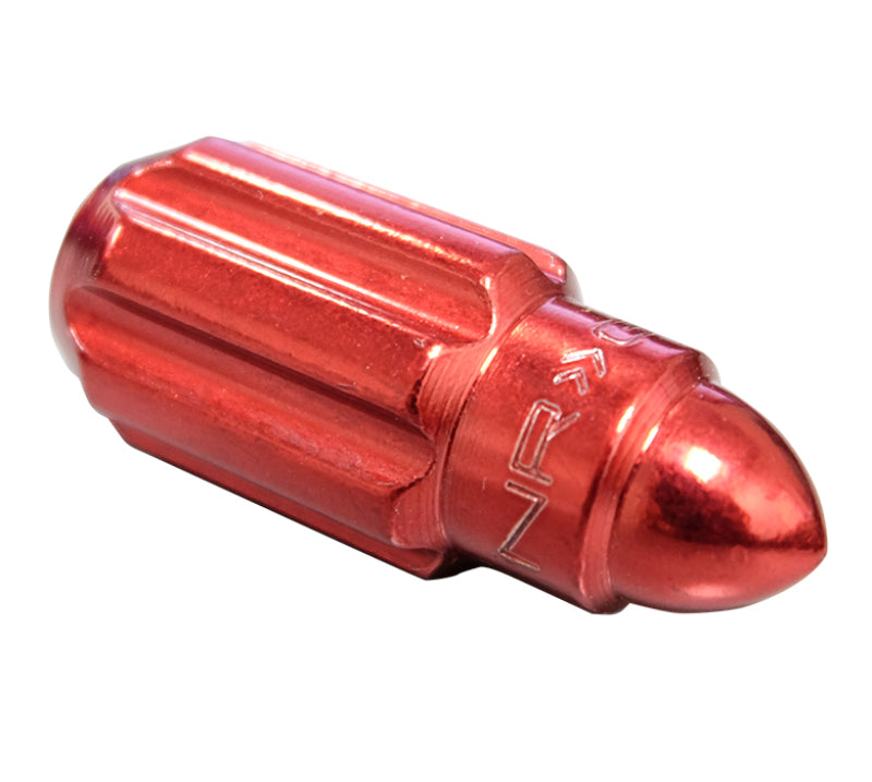 NRG M12 x 1.5 Steel Lug Nut Set  Bullet Shape 21 pc Red W/ Lock Key LN-LS500RD-21 Photo - Primary