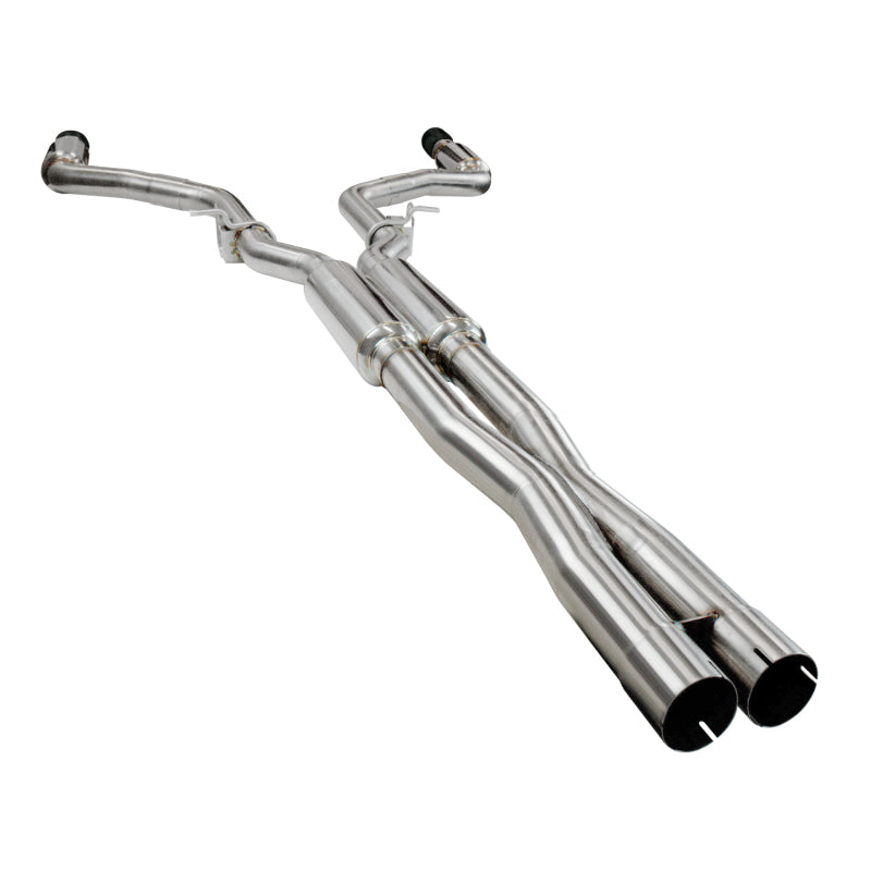Kooks 2015+ Dodge Charger 3in OEM Style Cat-Back Exhaust w/ 4in Black Slash Cut Tips 31524210 31524210 Photo - Close Up