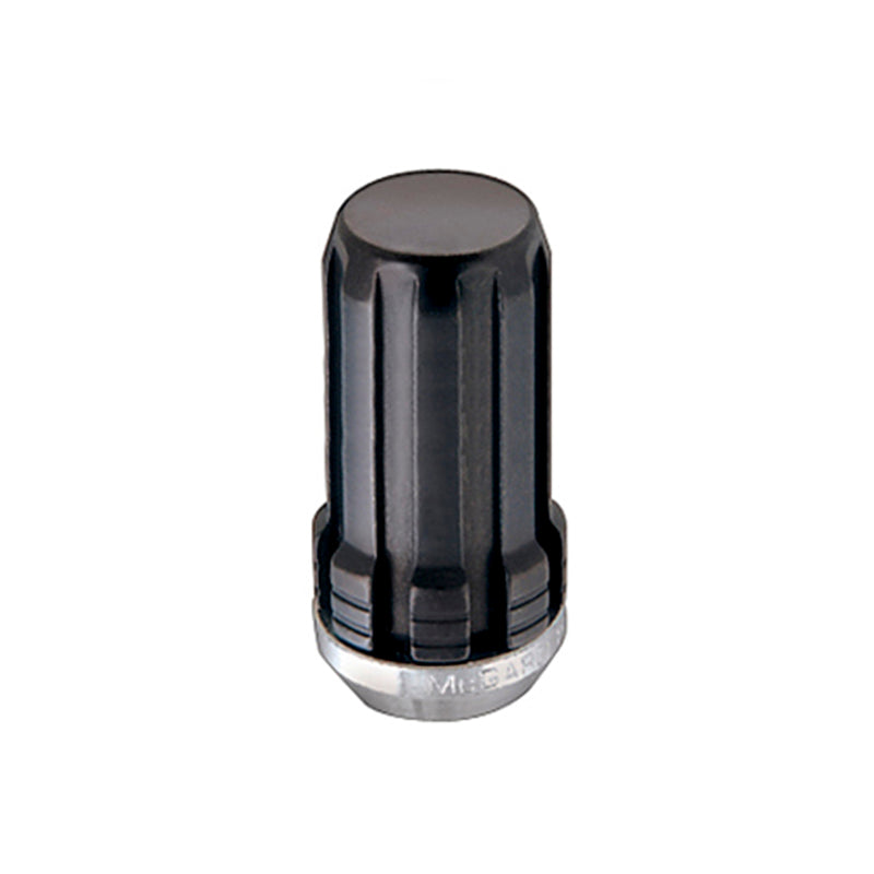 McGard SplineDrive Lug Nut (Cone Seat) M14X1.5 / 1.648in. Length (Box of 50) - Black (Req. Tool) 65037 65037 Photo - Primary