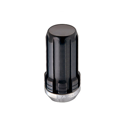 McGard SplineDrive Lug Nut (Cone Seat) M14X1.5 / 1.648in. Length (Box of 50) - Black (Req. Tool) 65037 65037 Photo - Primary