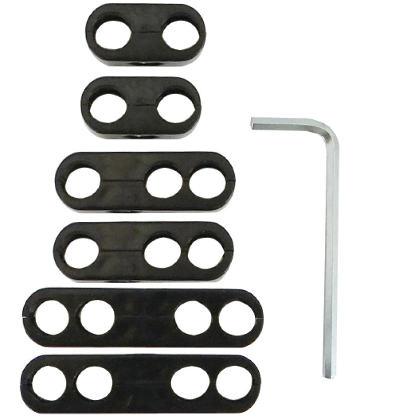Moroso Wire Separator Kit, design, Black 72166 Photo - Primary