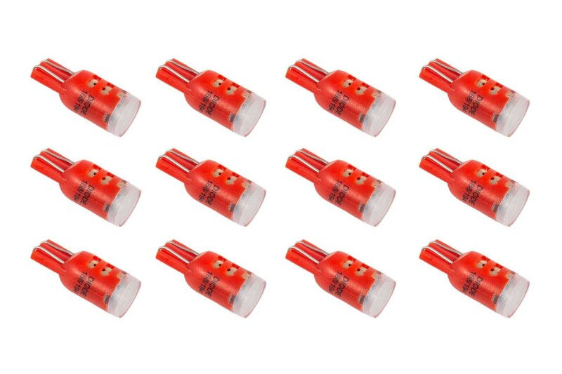Diode Dynamics 194 LED Bulb HP5 LED - Red Set of 12 DD0030TW DD0030TW Photo - Primary
