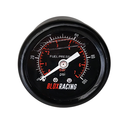 BLOX Racing Liquid-Filled Fuel Pressure Gauge 0-100psi (Black Face) BXGA-00125-BK BXGA-00125-BK User 1