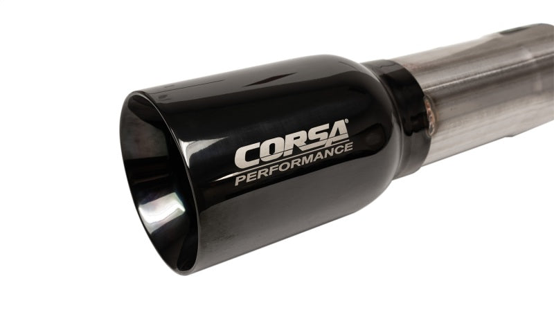 Corsa 18-21 Jeep Wrangler JLU 3.6L 2.75in Sport Cat-Back Exhaust w/ Black Tips 21124BLKUSA 21124BLKUSA Photo - Unmounted