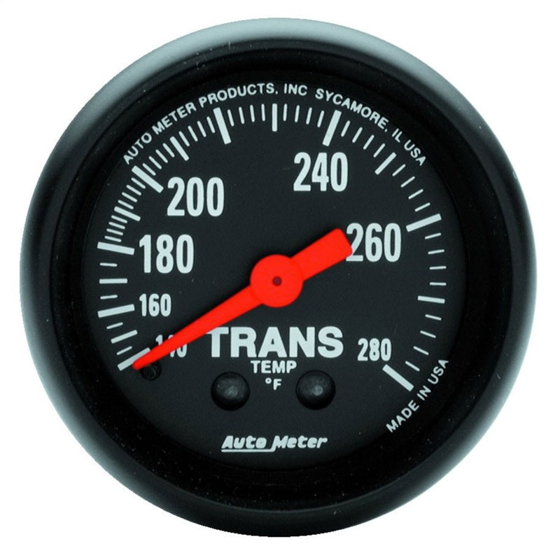 Autometer 2-1/16" Transmission Temperature, 140-280 °F, Mechanical;, Z-Series 2615 Photo - Primary