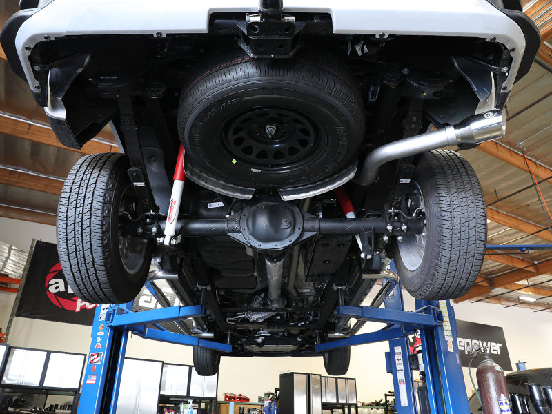 aFe Large Bore-HD 3in 409SS DPF-Back 20-21 GM Trucks L6-3.0L (td) LM2 - Polished Tip 49-44128-P 49-44128-P Photo - Mounted