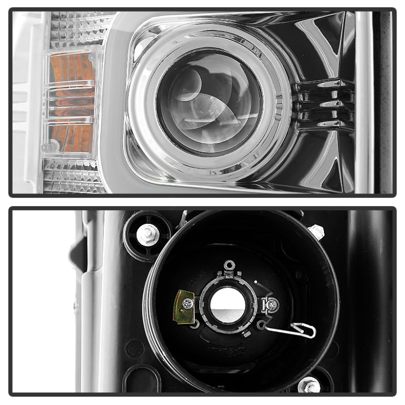 Spyder Chevy Silverado 2014-16 2500 HD Projector Headlights Light Bar DRL Chrm PRO-YD-CSHD14-LBDRL-C 5081049 5081049 User 1