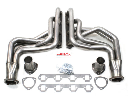 JBA 65-73 Ford Mustang 260-351W (w/Mustang II Suspension) 1-3/4in Primary Raw 409SS Long Tube Header 6612S 6612S Photo - Primary