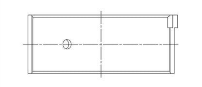 ACL Suzuki 4 1324cc G13A/BA 0.25mm Oversized High Performance Rod Bearing Set 4B8336H-.25 4B8336H-.25 Technical Drawing