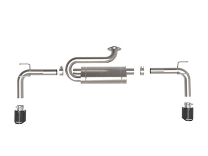 aFe 2023+ Mazda CX-50 Takeda 2.5in 304 SS Axle-Back Exhaust System w/ Carbon Fiber Tips 49-37036-C 49-37036-C Photo - Unmounted