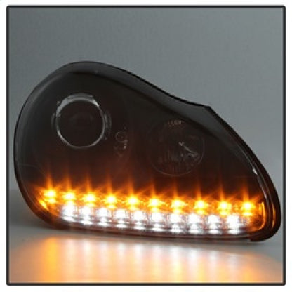 Spyder Porsche Cayenne 03-06 Projector Xenon/HID Model- DRL LED Blk PRO-YD-PCAY03-HID-DRL-BK 5080967 5080967 Photo - Unmounted