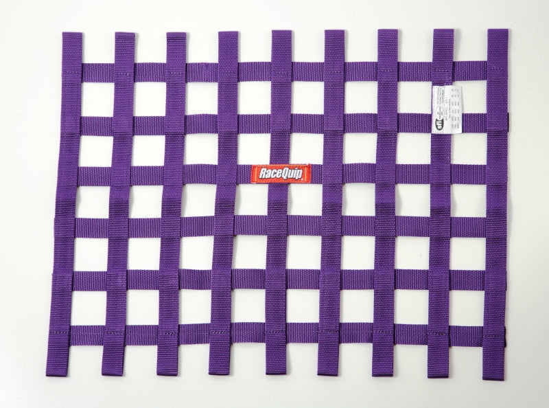 Racequip Ribbon Window Net; SFI Certified; Color: Purple 725055 Photo - Primary