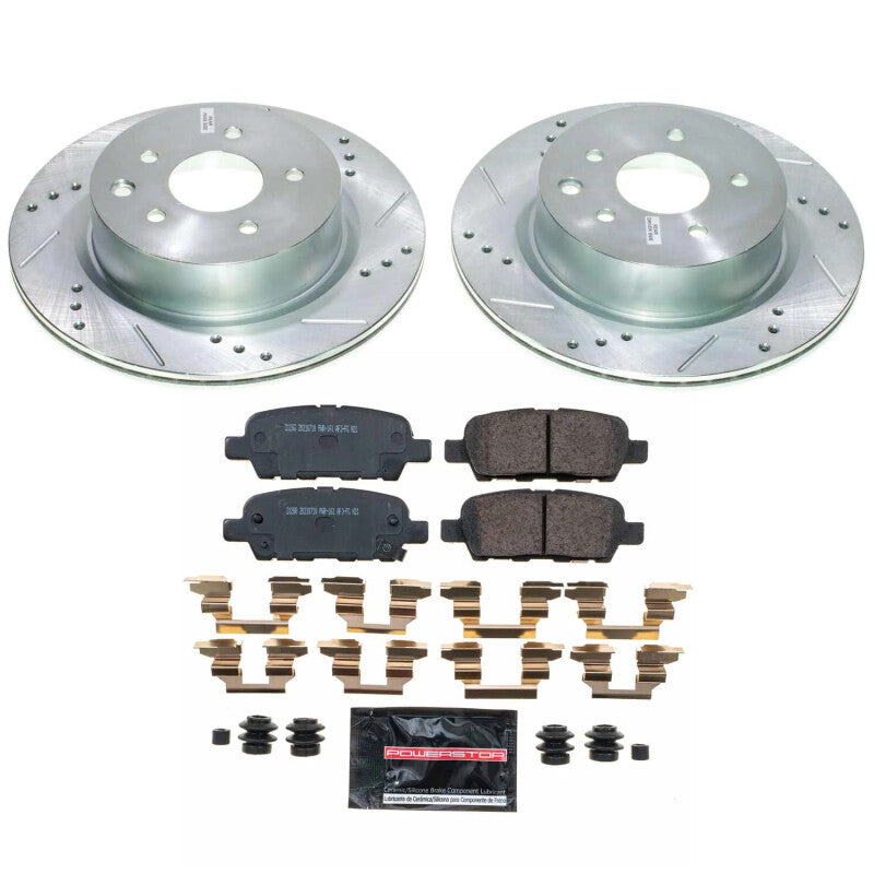 PowerStop Power Stop 08-09 Infiniti EX35 Rear Z23 Evolution Brake Kit K9064 K9064 Photo - Primary