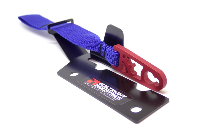 BuiltRight Industries 09-20 Ford F-150/Raptor (09-14 SuperCrew Only) Rear Seat Release - Blue Strap 100114 100114 Photo - Primary