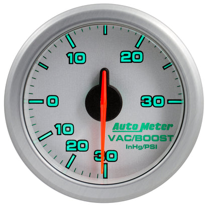 Autometer 2-1/16" Boost/Vac, 30 IN HG/30 Psi, Airdrive, Silver 9159-UL User 5