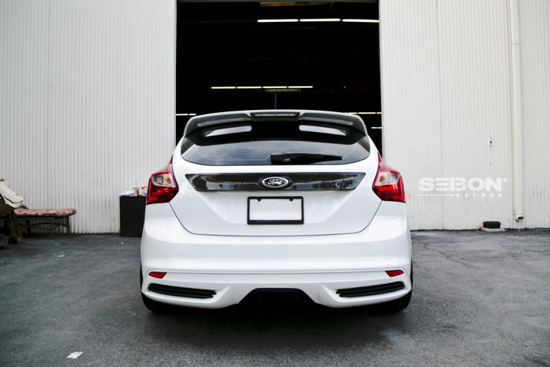 Seibon 12-13 Ford Focus 4 Door Carbon Fiber Tail Garnish TG1213FDFO TG1213FDFO Photo - Primary